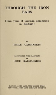 Cover of: Through the iron bars by Emile Cammaerts