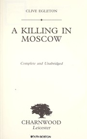 Cover of: A Killing in Moscow