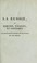 Cover of: La Russie, ou, Mœurs, usages, et costumes des habitans de toutes les provinces de cet empire