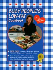 Cover of: Busy people's low-fat cookbook