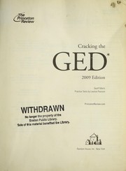 Cover of: Cracking the GED by Geoff Martz, Geoff Martz