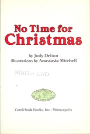 Cover of: No time for Christmas by Judy Delton