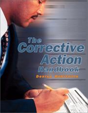 Cover of: The Corrective Action Handbook