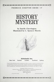 Cover of: History mystery (Phonics chapter book) | Janelle Cherrington