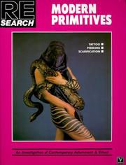 Cover of: Modern Primitives (Re/Search) by V. Vale