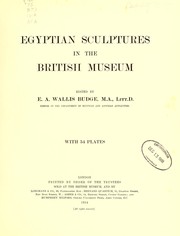 Cover of: Egyptian sculptures in the British museum