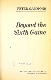 Cover of: Beyond the sixth game