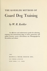 The Koehler method of guard dog training