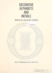 Cover of: Decorative alphabets and initials