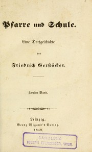 Cover of: Pfarre und Schule: eine Dorfgeschichte