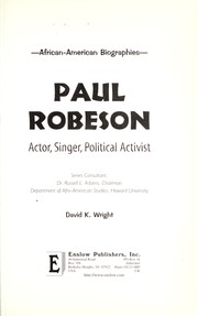 Cover of: Paul Robeson : actor, singer, political activist by 