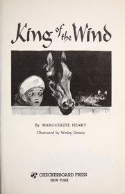 Cover of: King of the wind by Marguerite Henry