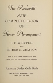 Cover of: New complete book of flower arrangement