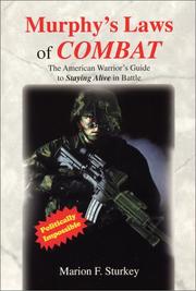 Murphy's laws of combat by Marion F. Sturkey