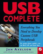 Cover of: USB complete by Jan Axelson