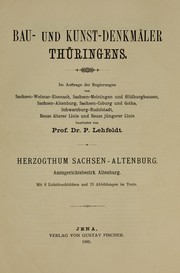 Herzogthum Sachsen-Altenburg by Paul Lehfeldt