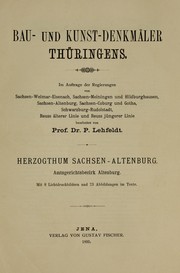 Cover of: Herzogthum Sachsen-Altenburg: Amtsgerichtsbezirk Altenburg