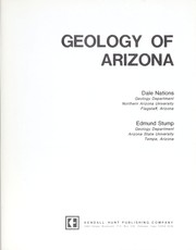 Cover of: Geology of Arizona