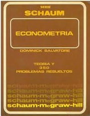 Cover of: Econometría: teoría y 350 problemas resueltos