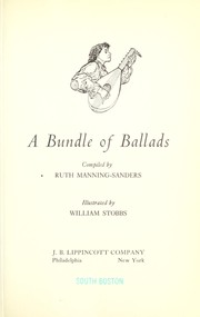 Cover of: A bundle of ballads. by Ruth Manning-Sanders