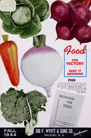 Cover of: Food for victory by Job P. Wyatt and Sons Company
