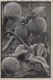 Catalogue of fruit trees, vines ornamentals, etc by J. Van Lindley Nursery Co. (Pomona, N.C.)