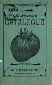 Cover of: Crawford's Catalogue: 1894