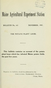 Cover of: The potato plant louse