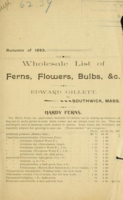 Cover of: Wholesale list of ferns, flowers, bulbs, &c