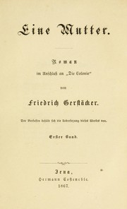 Cover of: Eine Mutter. Roman in Anschluss an "Die Colonie."