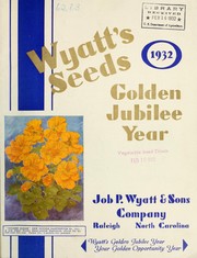 Cover of: Wyatt's seeds by Job P. Wyatt and Sons Company