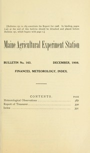Cover of: Finances, meteorology, index
