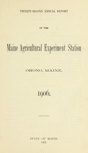 Cover of: Field experiments in 1905