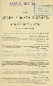 Cover of: The green mountain grape