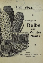 Cover of: Catalogue of bulbs and winter plants