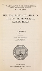 Cover of: Drainage situation in the Lower Rio Grande Valley, Texas by United States. Department of Agriculture. National Agricultural Library.