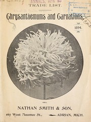 Cover of: Trade list, chrysanthemums and catnations / Nathan Smith & Son