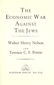 Cover of: The economic war against the Jews