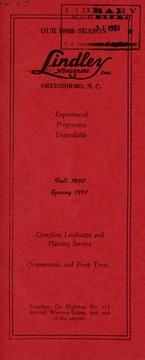 Cover of: Fall 1950 spring 1951