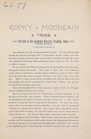 Cover of: Rocky Mountain trees by Academy Nursery