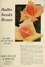 Cover of: Bulbs seeds roses for fall planting