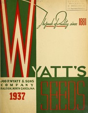 Cover of: Wyatt's seeds