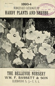 Cover of: 1893-4 wholesale catalogue of hardy plants and shrubs