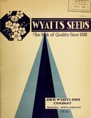 Cover of: Wyatts seeds