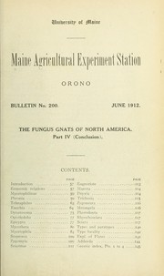Cover of: The fungus gnats of North America, part IV by O. A. Johannsen