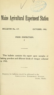 Cover of: Food inspection 2