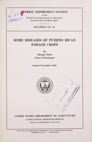 Cover of: Some diseases of Puerto Rican forage crops