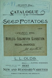 Cover of: Catalogue of seed potatoes