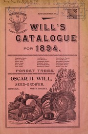 Cover of: Will's catalogue for 1894