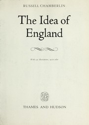 Cover of: The idea of England